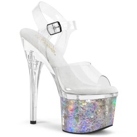 Pleaser ESTEEM-708CK Sandali con Plateau Ologramma...