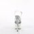 Pleaser ESTEEM-708CK Sandali con Plateau Ologramma Trasparente Argento EU-35 / US-5