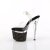 Pleaser ESTEEM-708LG Sandali con Plateau Glitter Trasparente Multicolore EU-38 / US-8