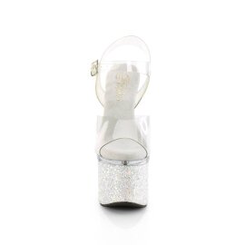 Pleaser ESTEEM-708LG Sandali con Plateau Glitter...