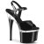 Pleaser ESTEEM-709 Sandali con Plateau Vernice Nero Trasparente EU-35 / US-5