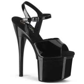 Pleaser ESTEEM-709 Sandali con Plateau Vernice Nero EU-35...