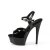 Pleaser EXCITE-609 Sandali con Plateau Vernice Nero EU-35 / US-5