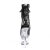 Pleaser FLASHDANCE-1018-7 Stivaletti con Plateau Vernice Nero Multicolore EU-35 / US-5