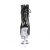 Pleaser FLASHDANCE-1018-7 Stivaletti con Plateau Similpelle Nero EU-35 / US-5