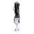 Pleaser FLASHDANCE-1020-8 Stivaletti con Plateau Vernice Nero Multicolore EU-35 / US-5
