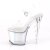 Pleaser FLASHDANCE-708SCH Sandali con Plateau Trasparente Multicolore EU-40 / US-10