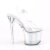 Pleaser FLASHDANCE-708SCH Sandali con Plateau Trasparente Multicolore EU-40 / US-10