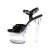 Pleaser FLASHDANCE-709 Sandali con Plateau Trasparente Multicolore EU-35 / US-5