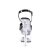 Pleaser FLASHDANCE-709 Sandali con Plateau Trasparente Multicolore EU-35 / US-5