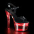Pleaser FLASHDANCE-709 Sandali con Plateau Trasparente Multicolore EU-37 / US-7