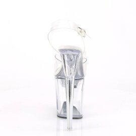 Pleaser FLASHDANCE-808 Sandali con Plateau Trasparente Multicolore EU-37 / US-7