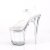 Pleaser FLASHDANCE-808 Sandali con Plateau Trasparente Multicolore EU-37 / US-7