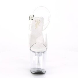 Pleaser FLASHDANCE-808 Sandali con Plateau Trasparente...