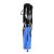 Pleaser FLAMINGO-1020 Stivaletti con Plateau Vernice Cromato Nero Blu EU-35 / US-5