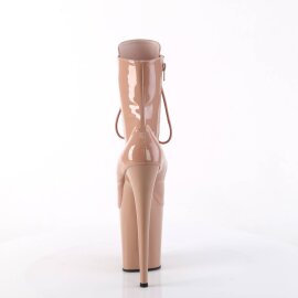 Pleaser FLAMINGO-1020 Stivaletti con Plateau Vernice Blush EU-41 / US-11