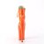 Pleaser FLAMINGO-1020 Stivaletti con Plateau Vernice Arancione EU-37 / US-7