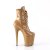 Pleaser FLAMINGO-1020 Stivaletti con Plateau Vernice Beige EU-43 / US-13