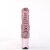 Pleaser FLAMINGO-1020CHRS Stivaletti con Plateau Strass Cromato Rosa Chiaro EU-35 / US-5