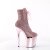 Pleaser FLAMINGO-1020CHRS Stivaletti con Plateau Strass Cromato Rosa Chiaro EU-35 / US-5