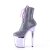 Pleaser FLAMINGO-1020CHRS Stivaletti con Plateau Strass Cromato Viola EU-43 / US-13