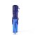 Pleaser FLAMINGO-1020CHRS Stivaletti con Plateau Strass Cromato Blu EU-40 / US-10