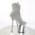 Pleaser FLAMINGO-1020CHRS Stivaletti con Plateau Strass Cromato Argento EU-38 / US-8