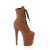 Pleaser FLAMINGO-1020FS Stivaletti con Plateau Camoscio Sintetico Caramello EU-40 / US-10