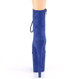 Pleaser FLAMINGO-1020FS Stivaletti con Plateau Camoscio Sintetico Blu EU-35 / US-5