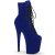 Pleaser FLAMINGO-1020FS Stivaletti con Plateau Camoscio Sintetico Blu EU-35 / US-5