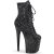 Pleaser FLAMINGO-1020GWR Stivaletti con Plateau Glitter Nero EU-41 / US-11