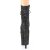 Pleaser FLAMINGO-1020GWR Stivaletti con Plateau Glitter Nero EU-41 / US-11
