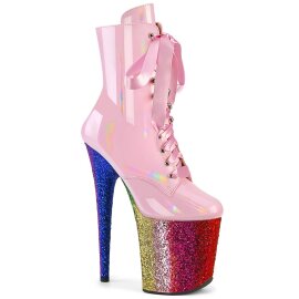 Pleaser FLAMINGO-1020HG Stivaletti con Plateau Vernice...
