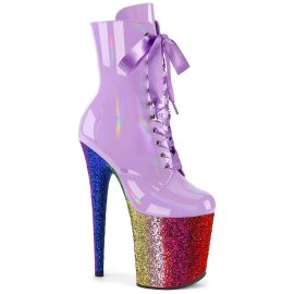 Pleaser FLAMINGO-1020HG Stivaletti con Plateau Vernice...