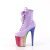 Pleaser FLAMINGO-1020HG Stivaletti con Plateau Vernice Glitter Viola Multicolore EU-37 / US-7