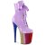 Pleaser FLAMINGO-1020HG Stivaletti con Plateau Vernice Glitter Viola Multicolore EU-38 / US-8