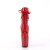 Pleaser FLAMINGO-1020HG Stivaletti con Plateau Vernice Glitter Rosso Multicolore EU-35 / US-5