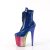 Pleaser FLAMINGO-1020HG Stivaletti con Plateau Vernice Glitter Blu Multicolore EU-35 / US-5
