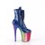 Pleaser FLAMINGO-1020HG Stivaletti con Plateau Vernice Glitter Blu Multicolore EU-35 / US-5