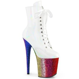 Pleaser FLAMINGO-1020HG Stivaletti con Plateau Vernice...