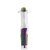 Pleaser FLAMINGO-1020HG Stivaletti con Plateau Vernice Glitter Bianco Multicolore EU-35 / US-5