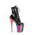 Pleaser FLAMINGO-1020RC Stivaletti con Plateau Vernice Cromato Nero Multicolore EU-35 / US-5
