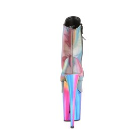 Pleaser FLAMINGO-1020RC Stivaletti con Plateau Riflesso Cromato Multicolore EU-36 / US-6