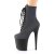 Pleaser FLAMINGO-1020REFL Stivaletti con Plateau Riflesso Verde EU-35 / US-5