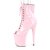 Pleaser FLAMINGO-1021 Stivaletti con Plateau Vernice Rosa Chiaro EU-35 / US-5
