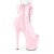 Pleaser FLAMINGO-1021 Stivaletti con Plateau Vernice Rosa Chiaro EU-39 / US-9