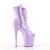 Pleaser FLAMINGO-1021 Stivaletti con Plateau Vernice Viola EU-41 / US-11