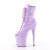 Pleaser FLAMINGO-1021 Stivaletti con Plateau Vernice Viola EU-42 / US-12