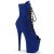 Pleaser FLAMINGO-1021FS Stivaletti con Plateau Camoscio Sintetico Blu EU-38 / US-8