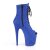 Pleaser FLAMINGO-1021FS Stivaletti con Plateau Camoscio Sintetico Blu EU-39 / US-9